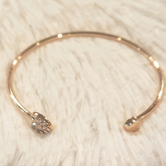 NEW Rhinestone Heart Bracelet - Picture 5 of 6